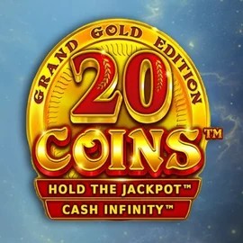 20 Coins Grand Gold Edition slot logo by Wazdan at Astromania Casino