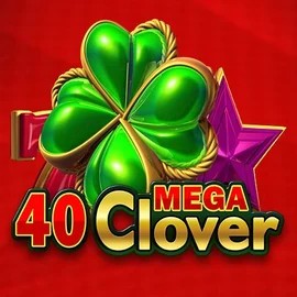 Official Slots logo: 40 Mega Clover by Amusnet Interactive at Astromania Casino