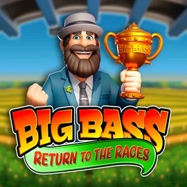 Slots logo of Big Bass Return to the Races from Pragmatic Play at Astromania Casino