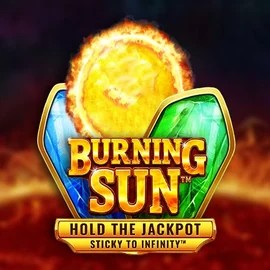 Burning Sun slot logo by Wazdan at Astromania Casino