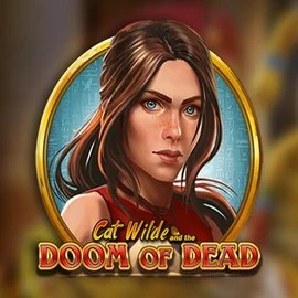 Official Slots logo: Cat Wilde and the Doom of Dead by Play'n GO at Astromania Casino