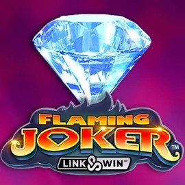 Flaming Joker Link and Win logo – Slots by Barstruck at Astromania Casino