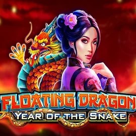 Floating Dragon Year of the Snake logo by Pragmatic Play Astromania Casino