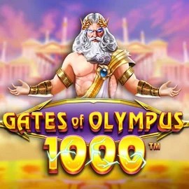 Gates of Olympus 1000 logo by Pragmatic Play at Astromania Casino