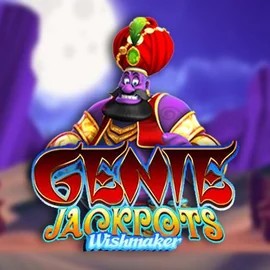 Genie Jackpots Wishmaker online game logo by Blueprint Gaming on astromaniaa.com