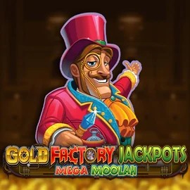 Play Gold Factory Jackpots Mega Moolah slot by Aurum Signature Studios on astromaniaa.com