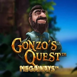 Gonzo's Quest Megaways logo by Red Tiger Gaming at Astromania Casino