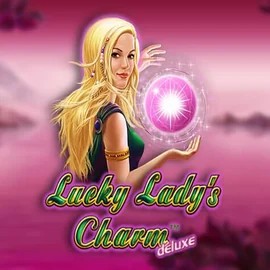 Lucky Ladys Charm Deluxe slot visual from Greentube available on astromaniaa.com