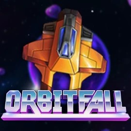 Orbitfall game by ELK Studios – logo hosted on Astromania Casino