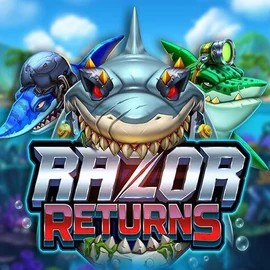 Razor Returns online game logo by Push Gaming on astromaniaa.com
