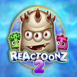 Slots logo of Reactoonz 2 from Play'n GO at Astromania Casino
