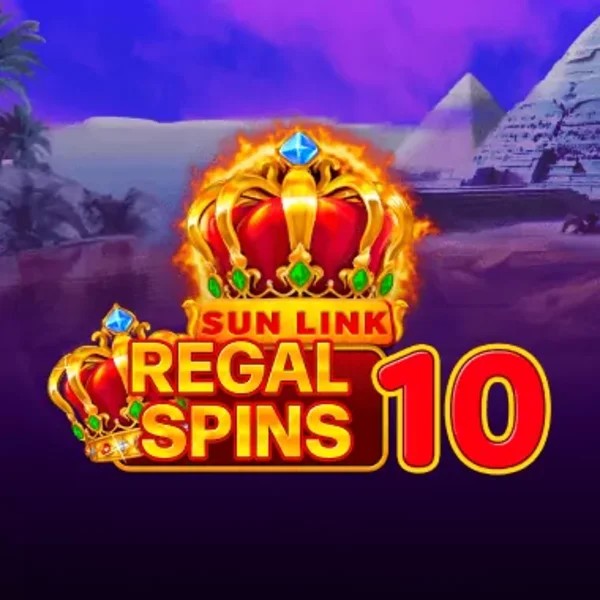 Regal Spins 10 logo by PatePlay at Astromania Casino