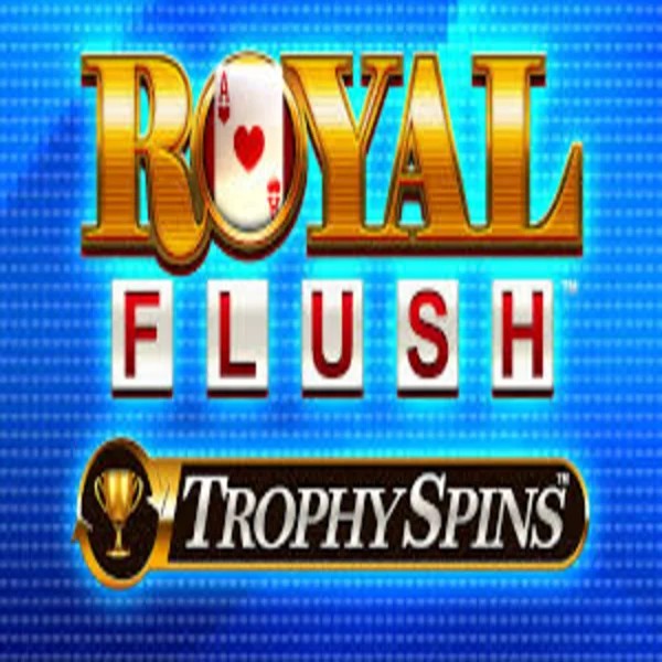Royal Flush Trophy Spins by Greentube, showcased at astromaniaa.com – game logo