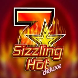 Slots logo of Sizzling Hot Deluxe from Novomatic at Astromania Casino