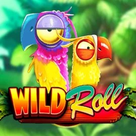 Wild Roll slot logo by Playtech at Astromania Casino